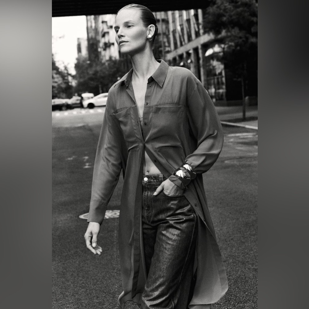 SEMI-SHEER LONG TUNIC